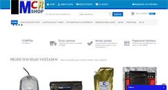 Desktop Screenshot of mcrshop.com.br